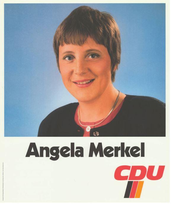 1995年CDU立候補時のポスター Photo: KAS (via Wikimedia Commons)